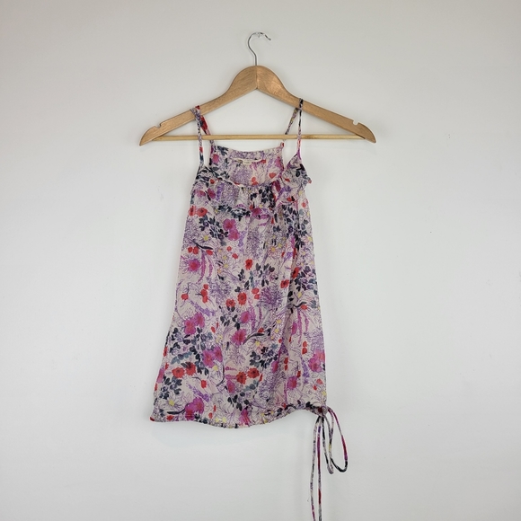AMERICAN EAGLE | sheer floral sleeveless top small - Picture 7 of 7